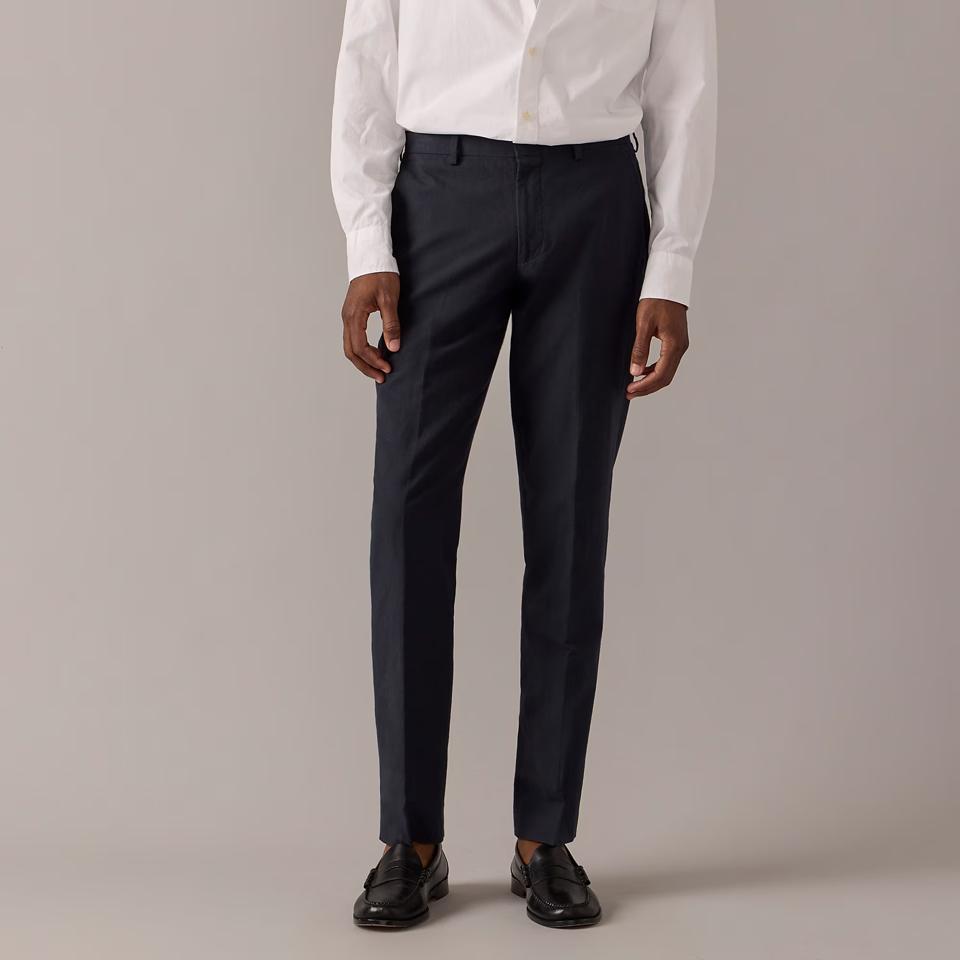 J.Crew Ludlow Slim-Fit Unstructured Suit Pant In Irish Cotton-Linen Blend