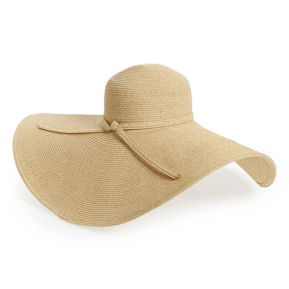 San Diego Hat Ultrabraid XL Brim Straw Sun Hat on a white background.