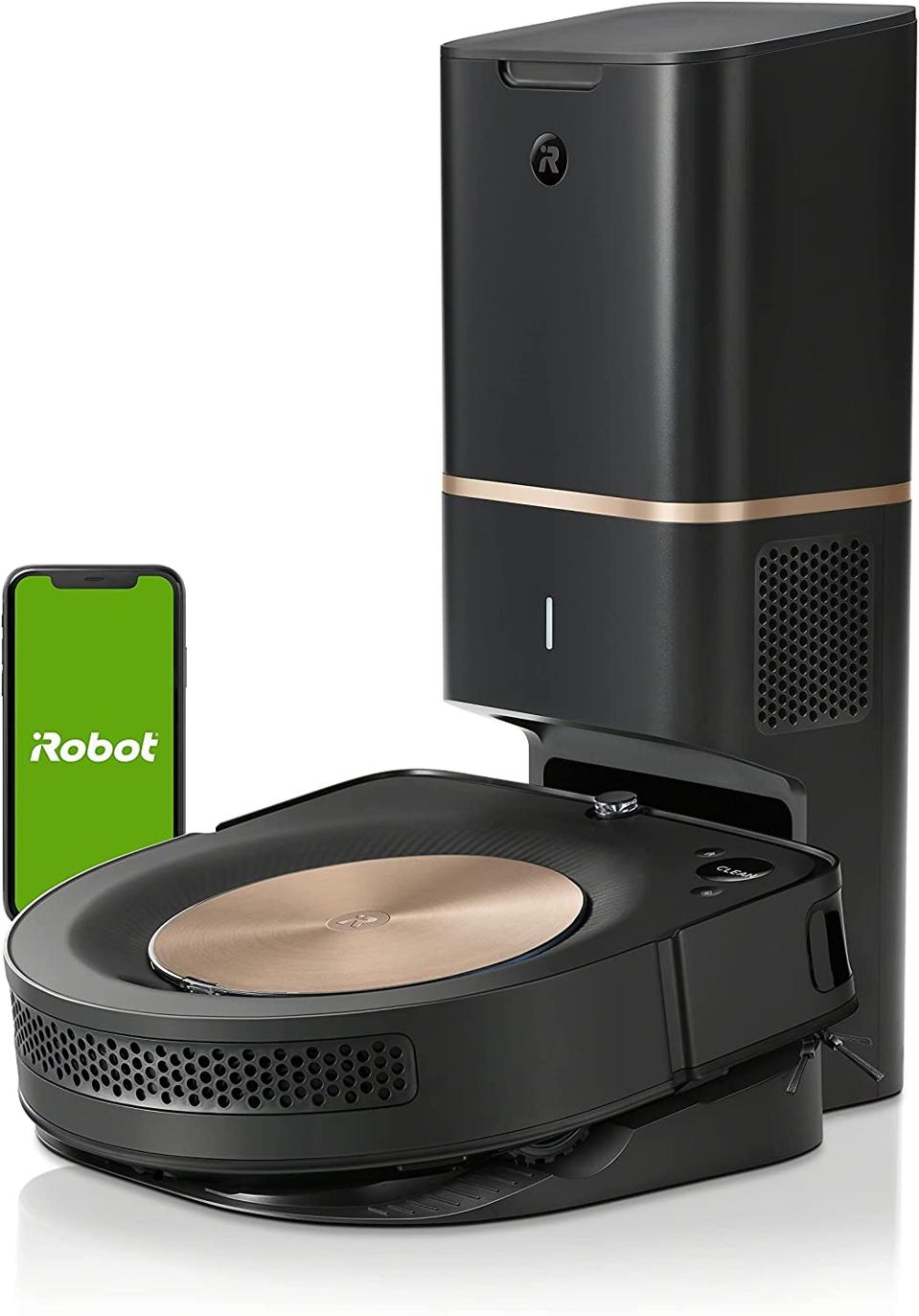 Best Self-Emptying Robot Vacuums: iRobot Roomba s9+ (9550) Robot Vacuum with Automatic Dirt Disposal