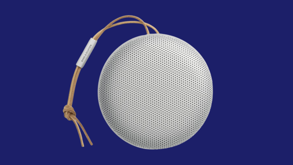 Bang & Olufsen Beosound A1 (2nd Gen) on a navy background