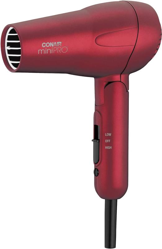 Conair MiniPro Hair Dryer in red