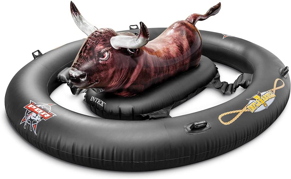 Intex Inflat-A-Bull Inflatable Ride-On Pool Toy on a white background