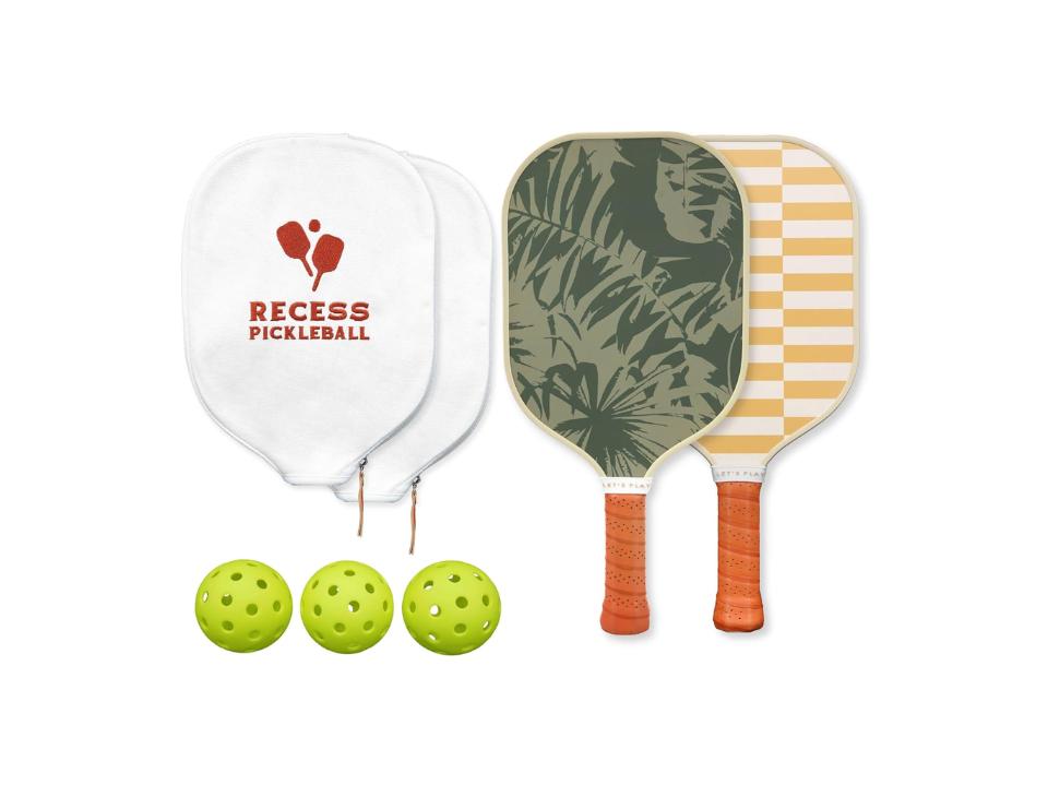 Recess Pro Performance Pickleball Paddle Set on white background