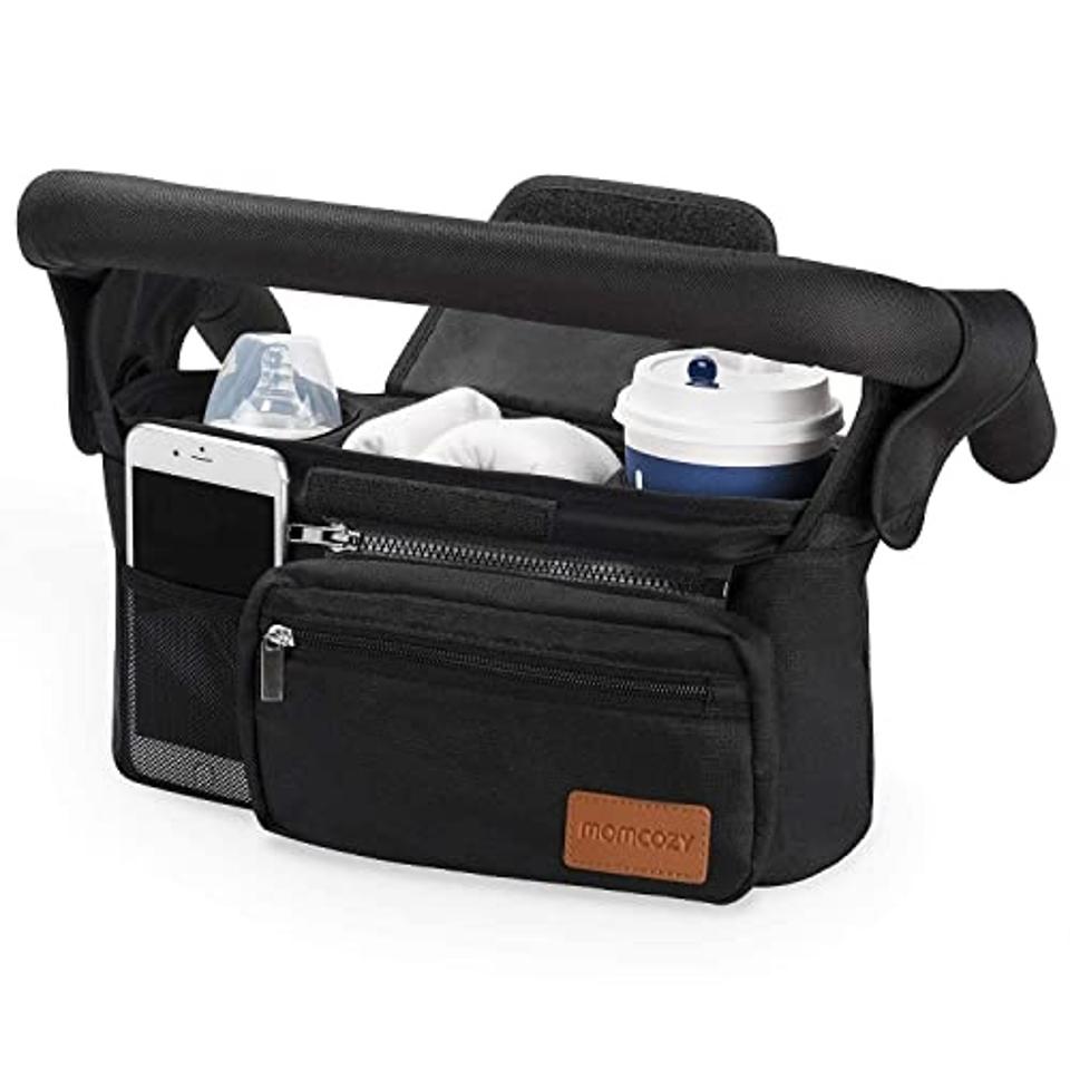 Momcozy Universal Stroller Organizer in black