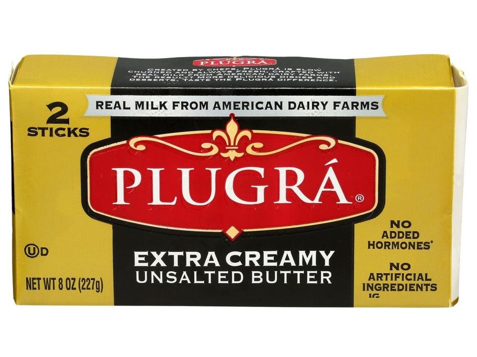 PLUGRA Extra Creamy Unsalted Butter Sticks, 8 OZ