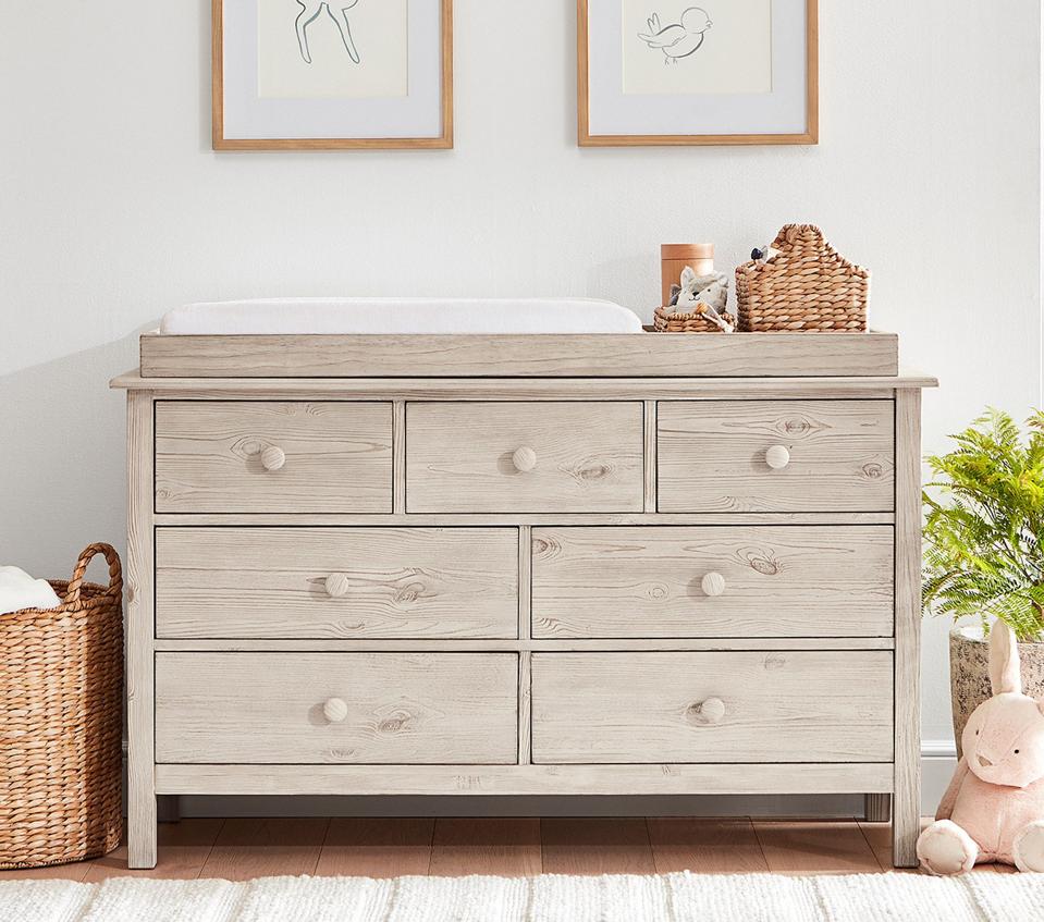 Kendall Extra-Wide Nursery Dresser & Topper Set