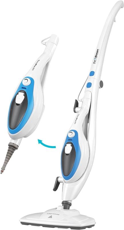 PurSteam Steam Mop Cleaner 10-in-1 with Convenient - best steam mops