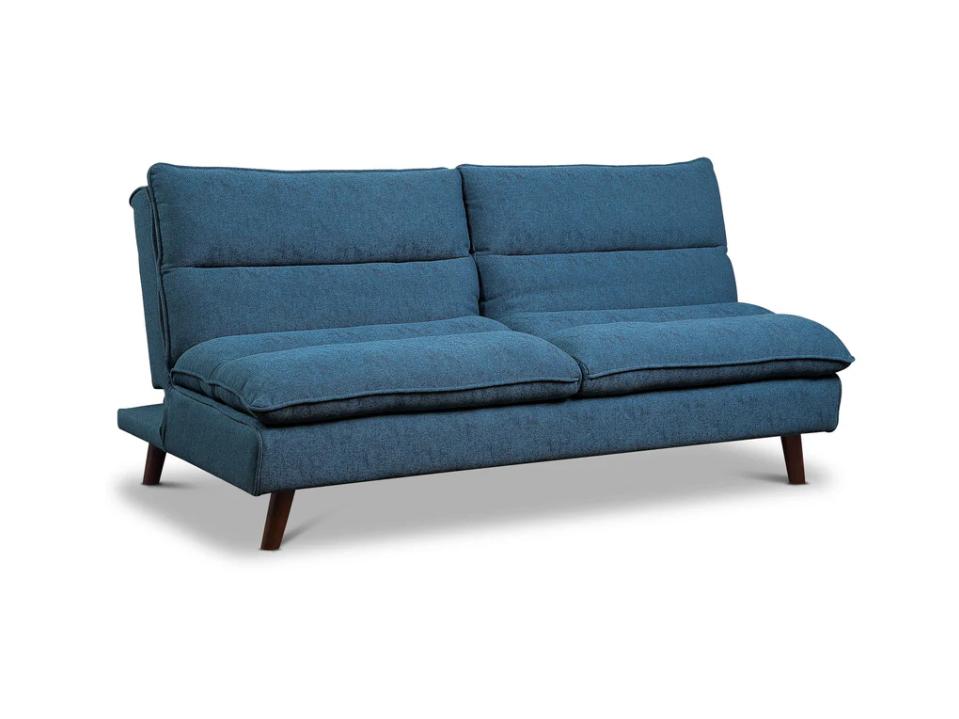 Apt2B Haden Urban Sofa Bed harber blue on white background Most Comfortable Futon forbes