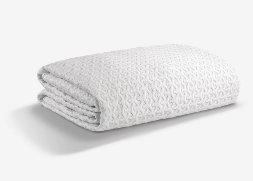 Bedgear Ver-Tex Mattress Protector folded on a white background