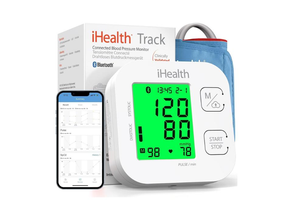 iHealth Track Smart Upper Arm Blood Pressure Monitor