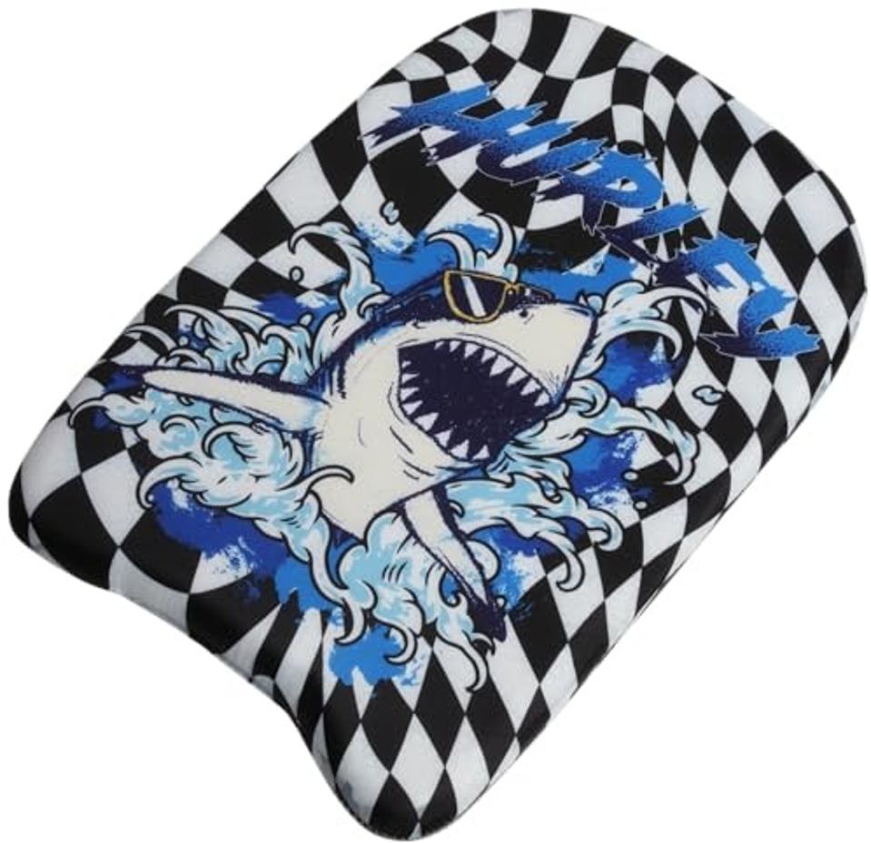 Hurley Swimming Kickboard  in a White Black Shark Check