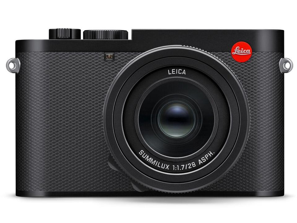 Leica Q3 in black on a white background