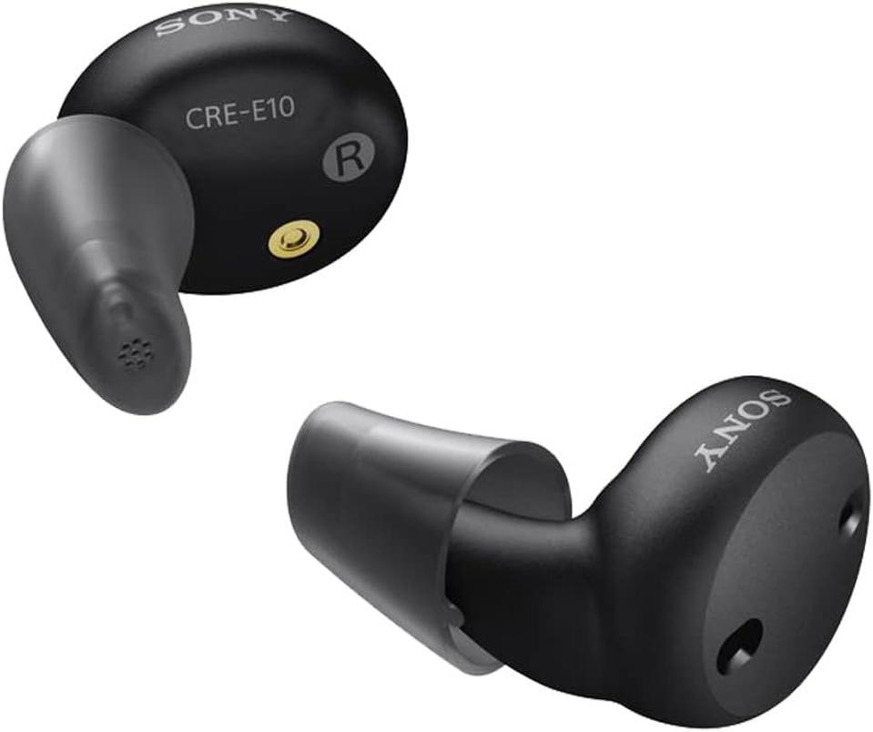 Sony CRE-E10 OTC Hearing Aids on a white background