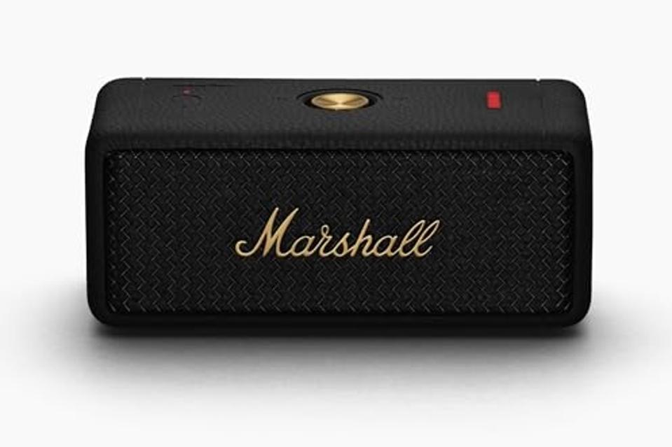 Marshall Emberton II Portable Bluetooth Speaker, Black & Brass