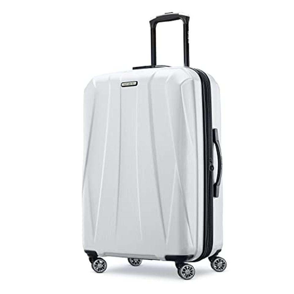 Samsonite Centric 2 Hardside Expandable Luggage with Spinners, White, Medium