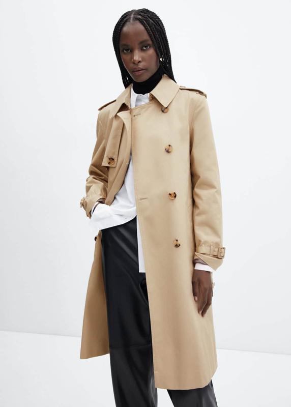 Mango classic trench coat with belt - Women