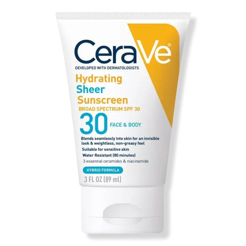 Cerave Hydrating Sheer Sunscreen