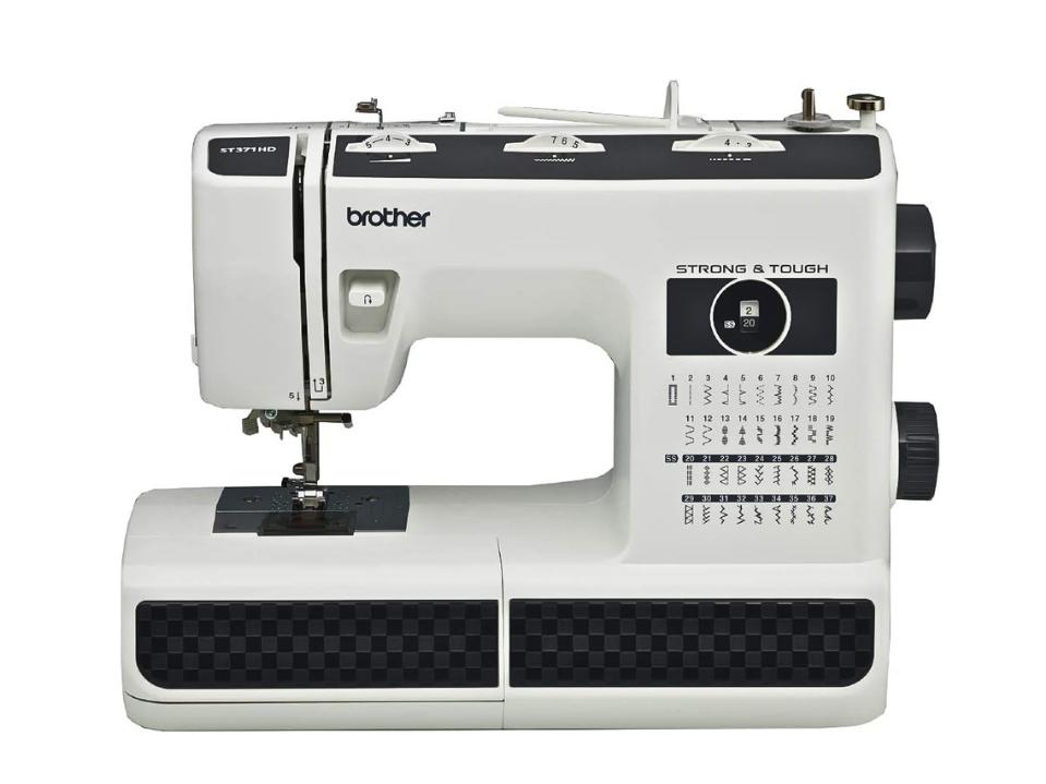 best sewing machines - Brother ST371HD Sewing Machine, Strong & Tough, 37 Built-in Stitches, Free Arm Option, 6 Included Feet