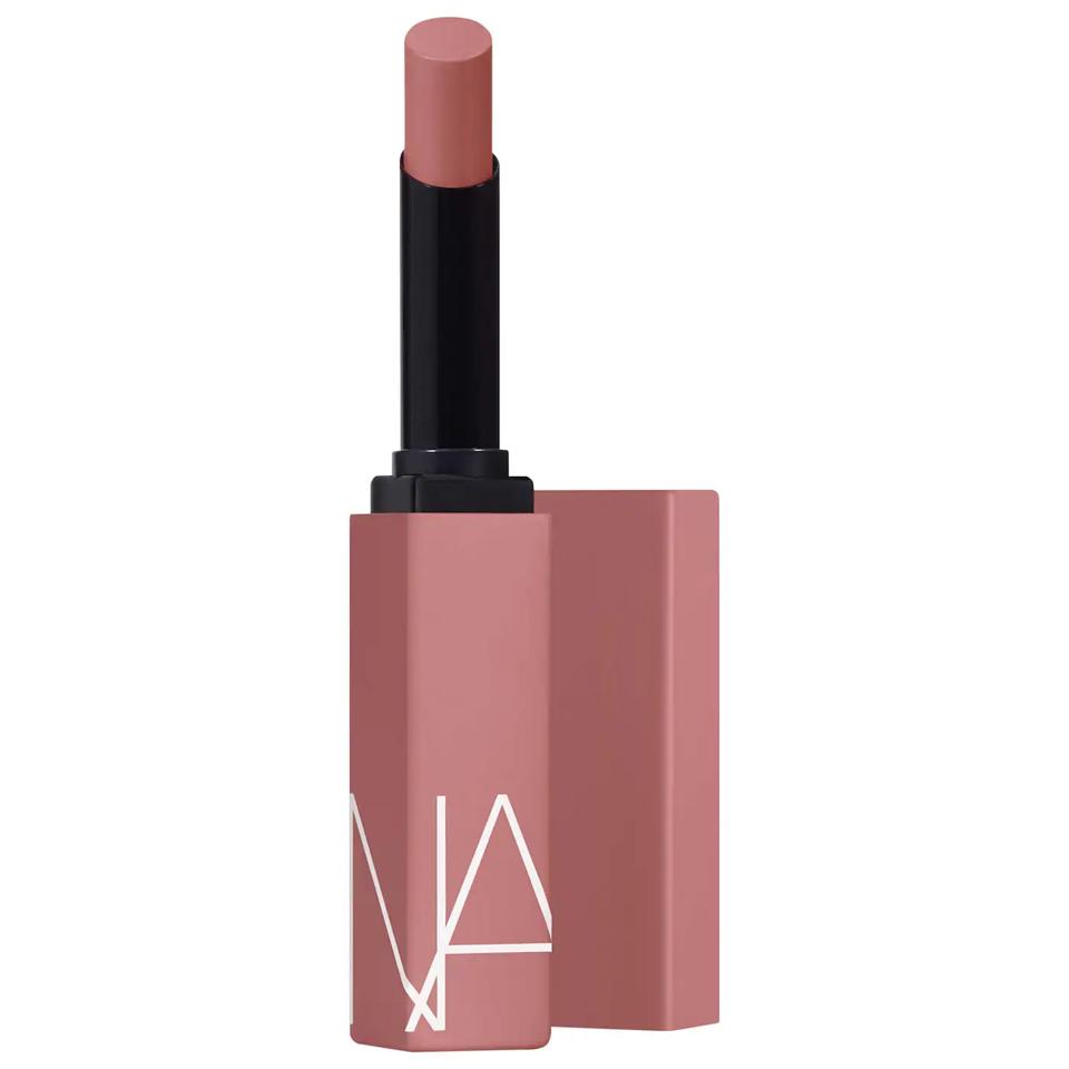 Nars Powermatte Long-Lasting Lipstick on a white background.