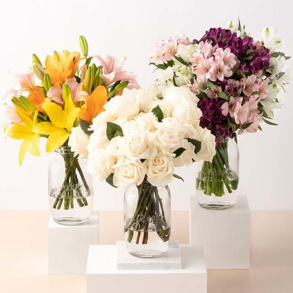 bouqs 3-month classic bouquet flower subscription