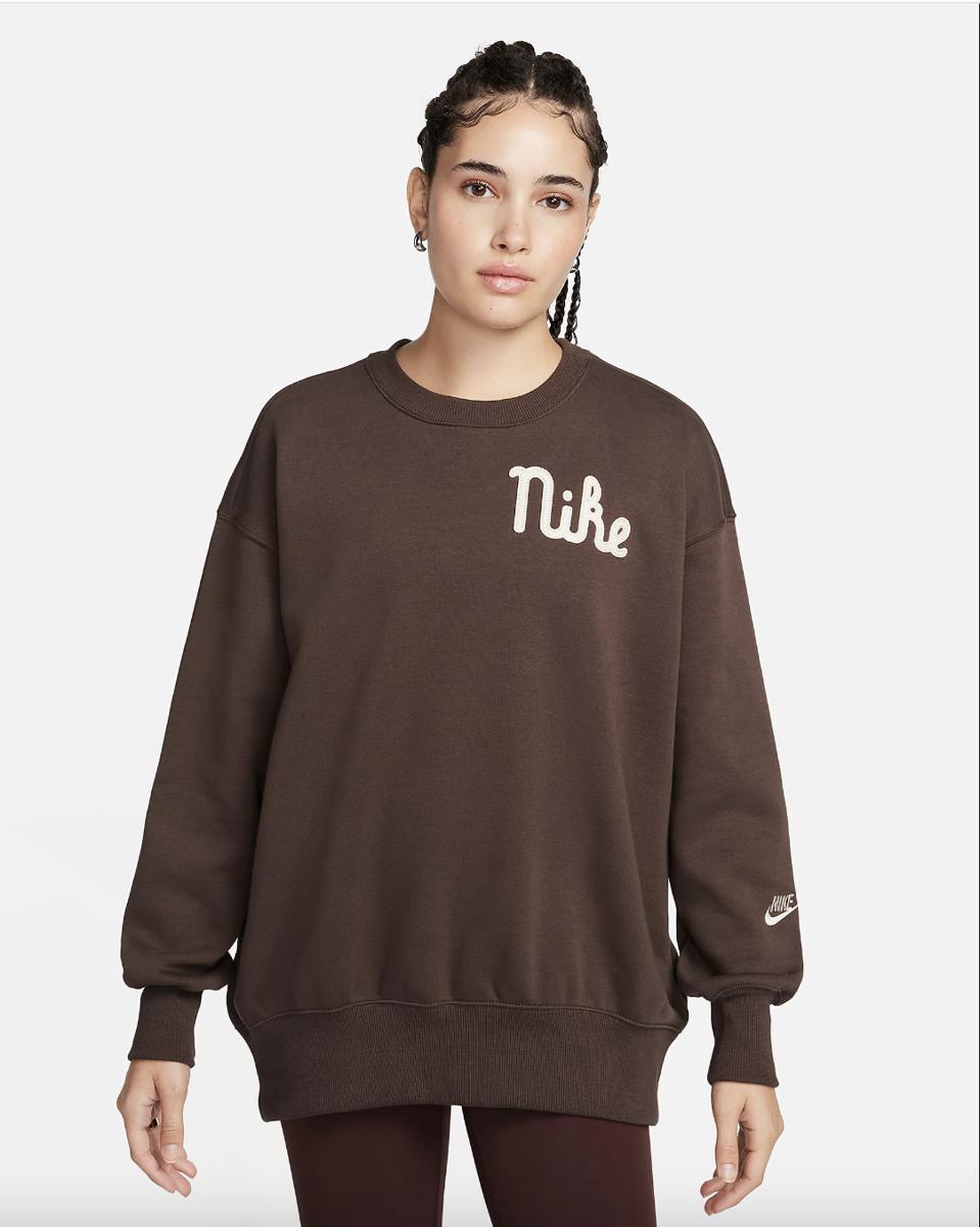 Women's Oversized Crew-Neck Sweatshirt