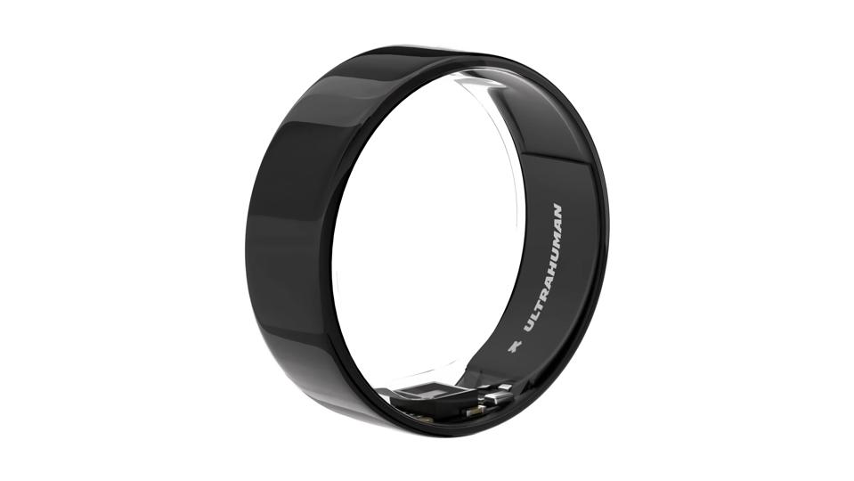 Ultrahuman Ring Air in black against a white background.