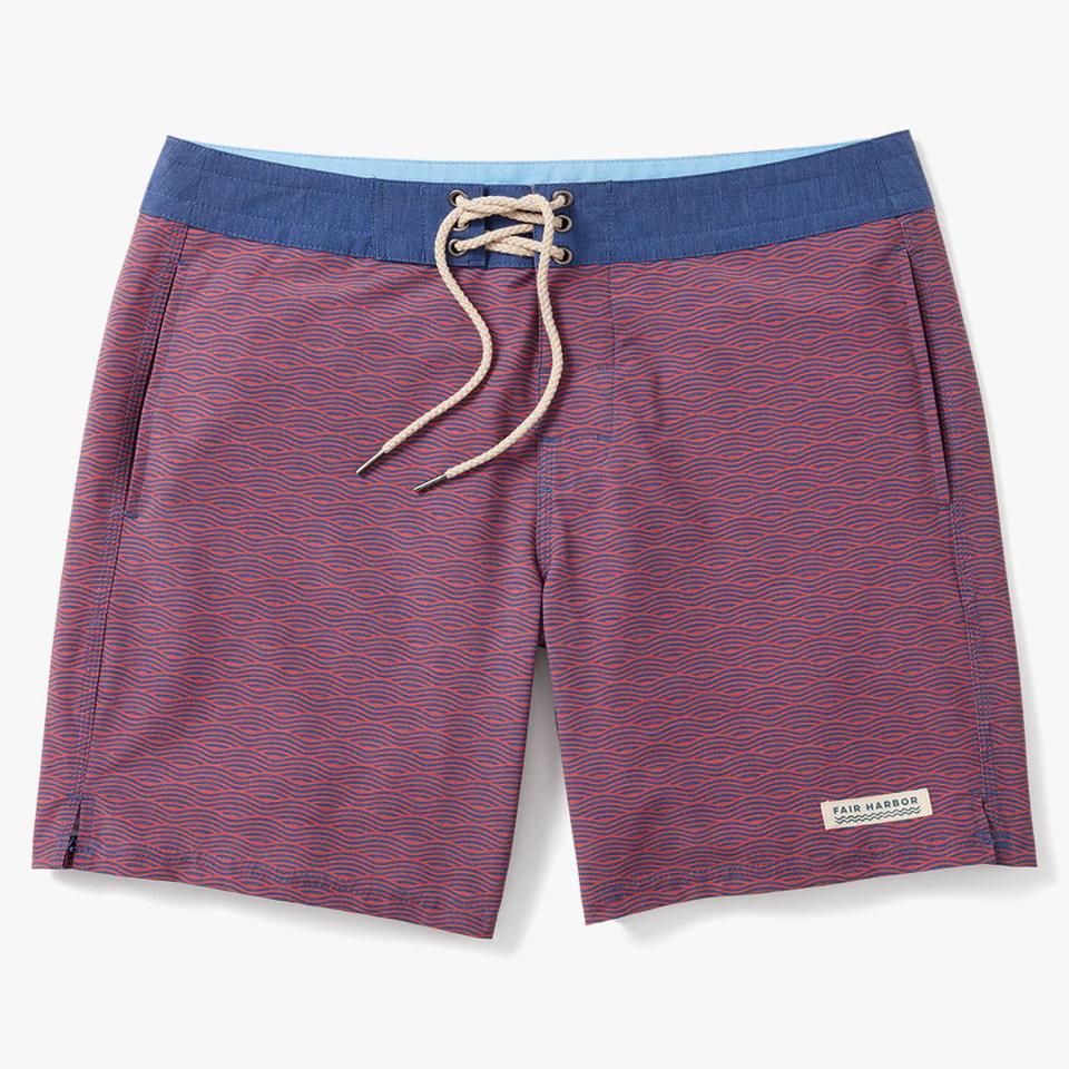 Fair Harbor The Nautilus Boardshort in Navy Geo