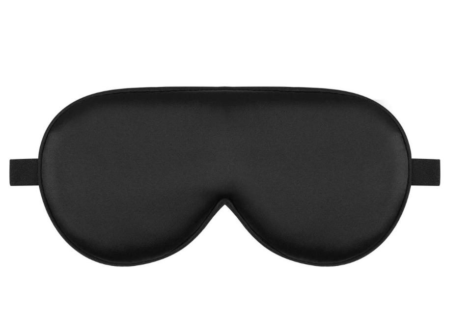 Alaska Bear Silk Sleep Mask against a white background.