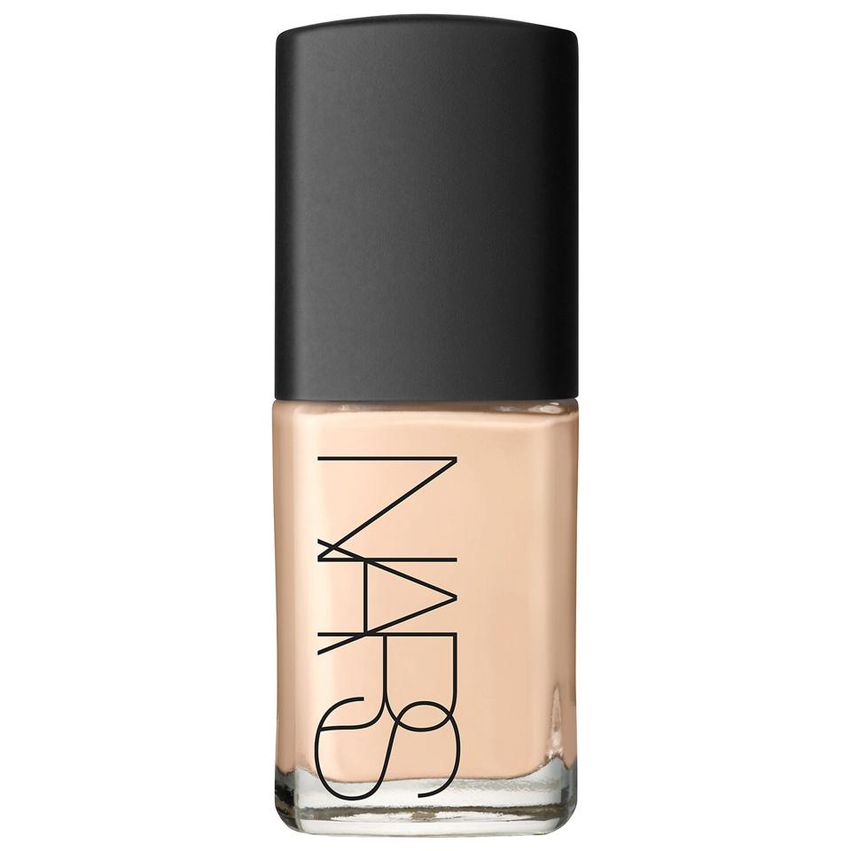 Nars Sheer Glow Foundation on a white background.