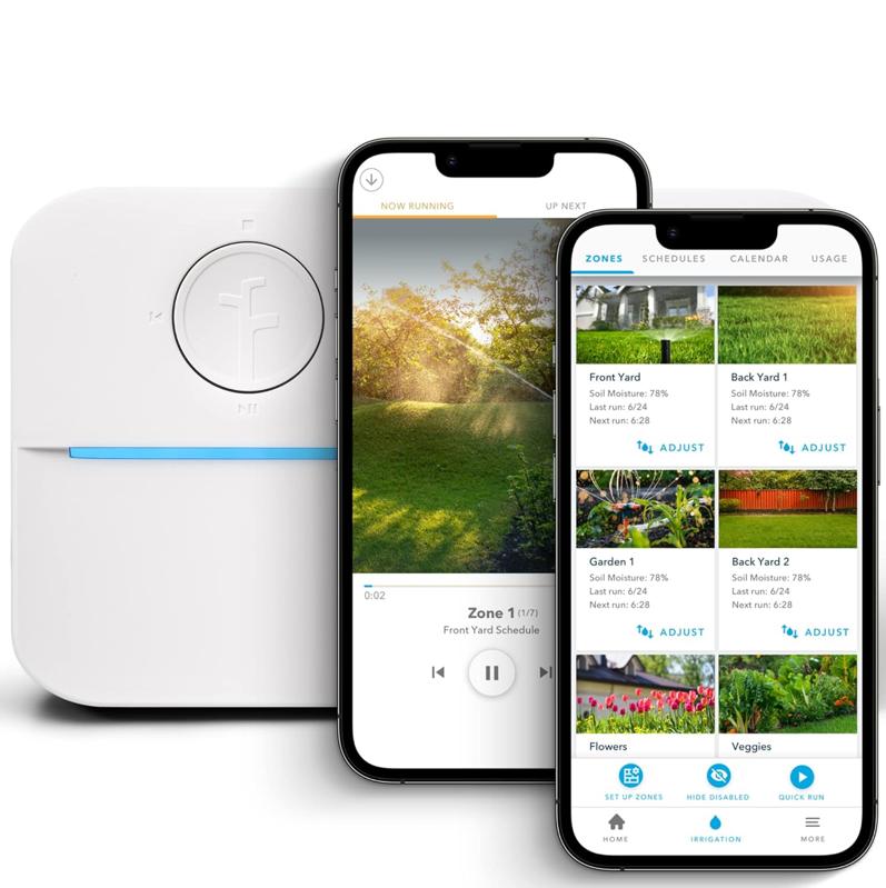 Rachio 3: 8 Zone Smart Sprinkler Controller on white background