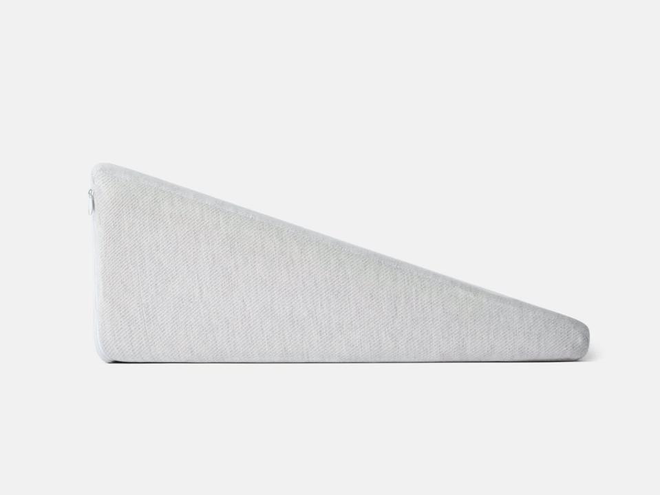 Helix Wedge Pillow on a white background