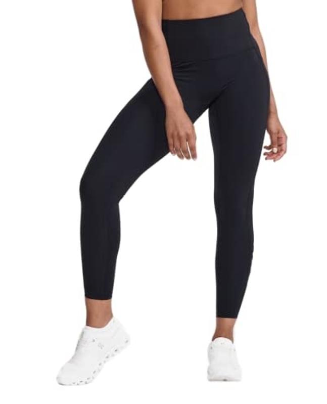 2XU Women's Form Stash Hi-Rise Compression Tight - Performance Activewear for Training, Improved Recovery - Black/Black - Size Medium