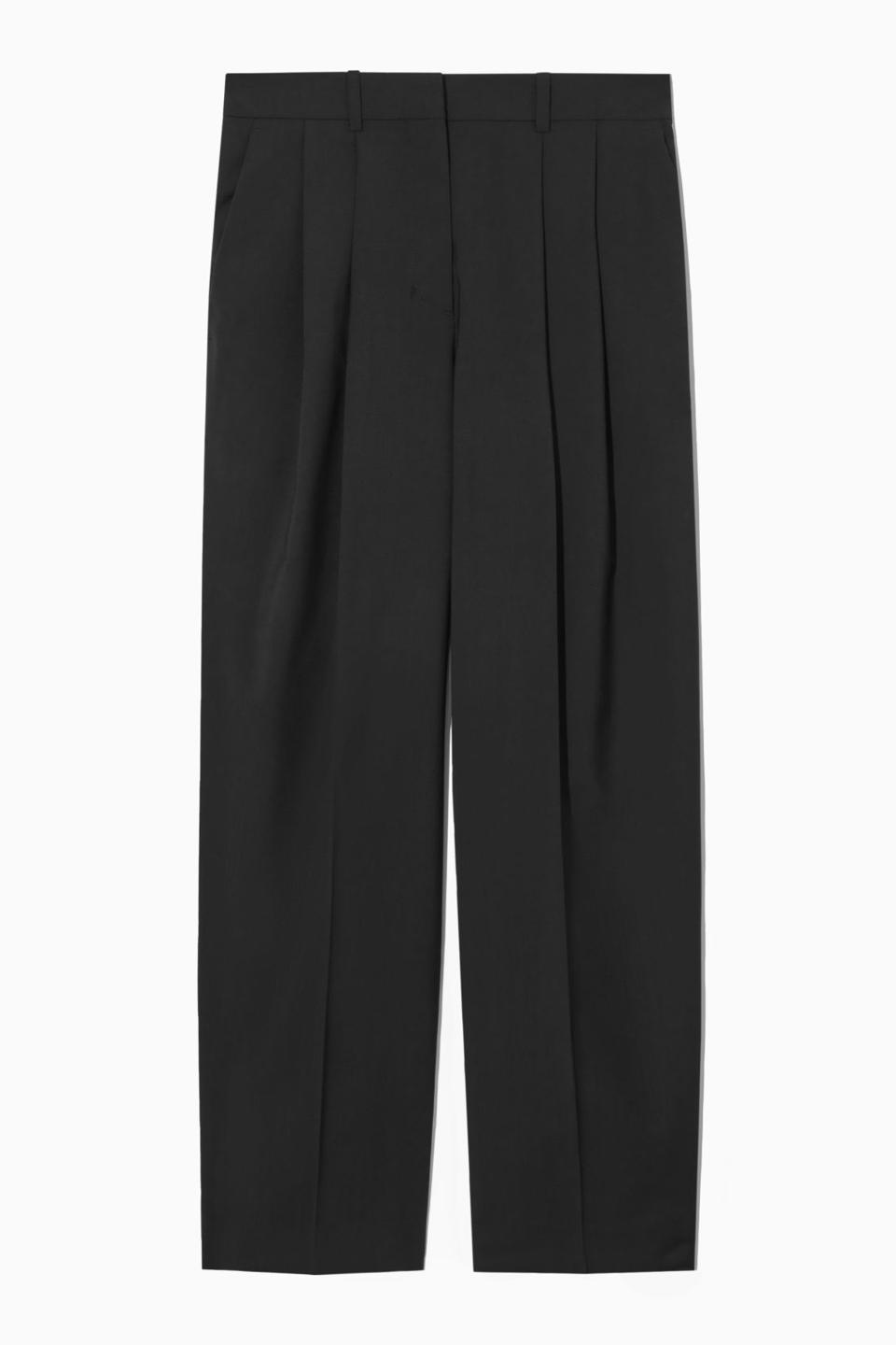 Cos Wide-Leg Tailored Wool Pants