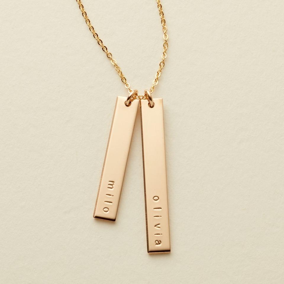 Mother’s Day Gifts: Made By Mary Ray Bar Necklace