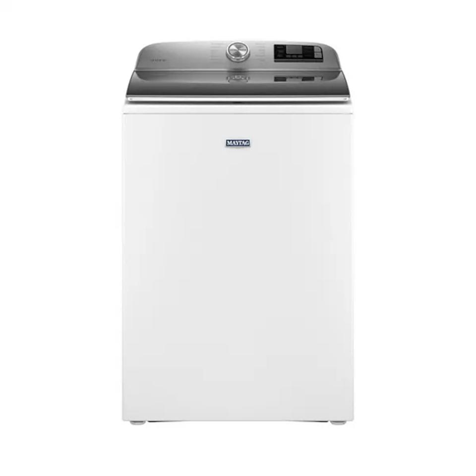 The Maytag Smart Top-Load Washer against a white background.