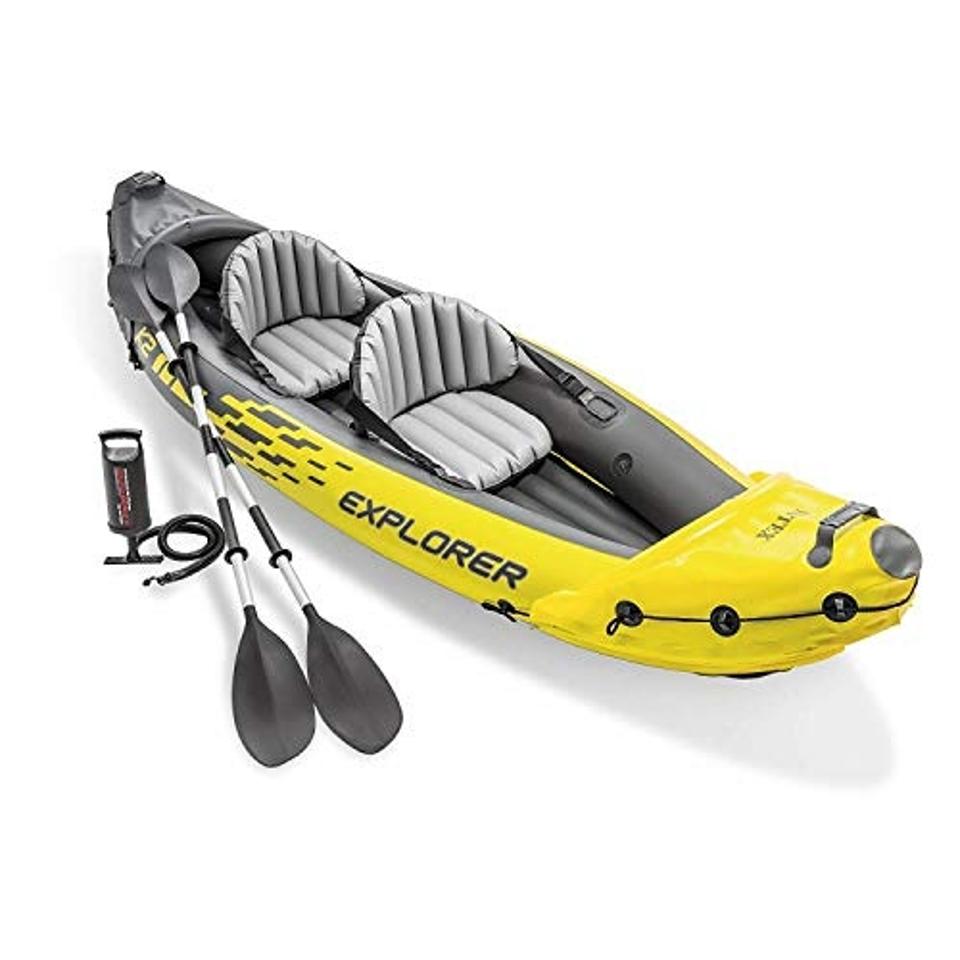 Intex Explorer K2 Inflatable Kayak in yellow