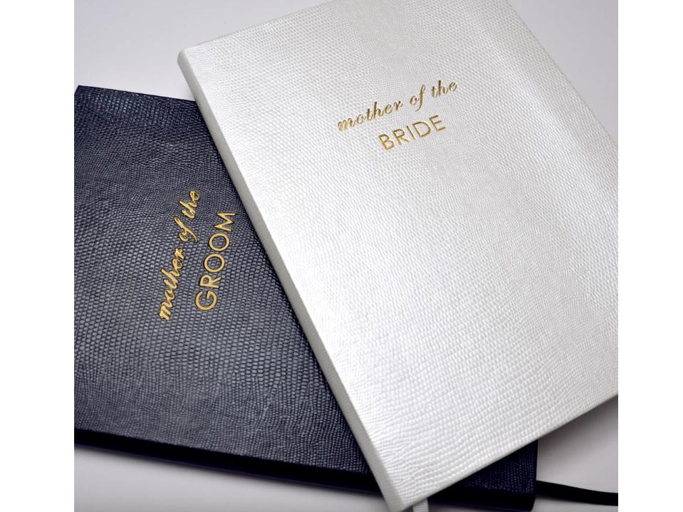 Mother Of The Bride Gifts: Sloane Stationery Wedding Collection Mother of the Bride Notebook White