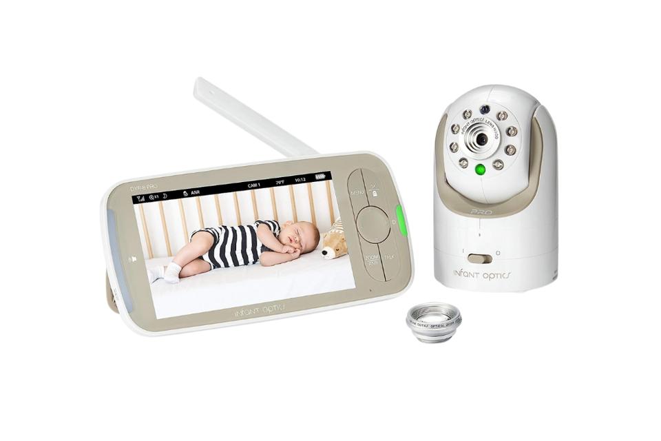 Picture of the Infant Optics DXR-8 PRO Video Baby Monitor on a white background