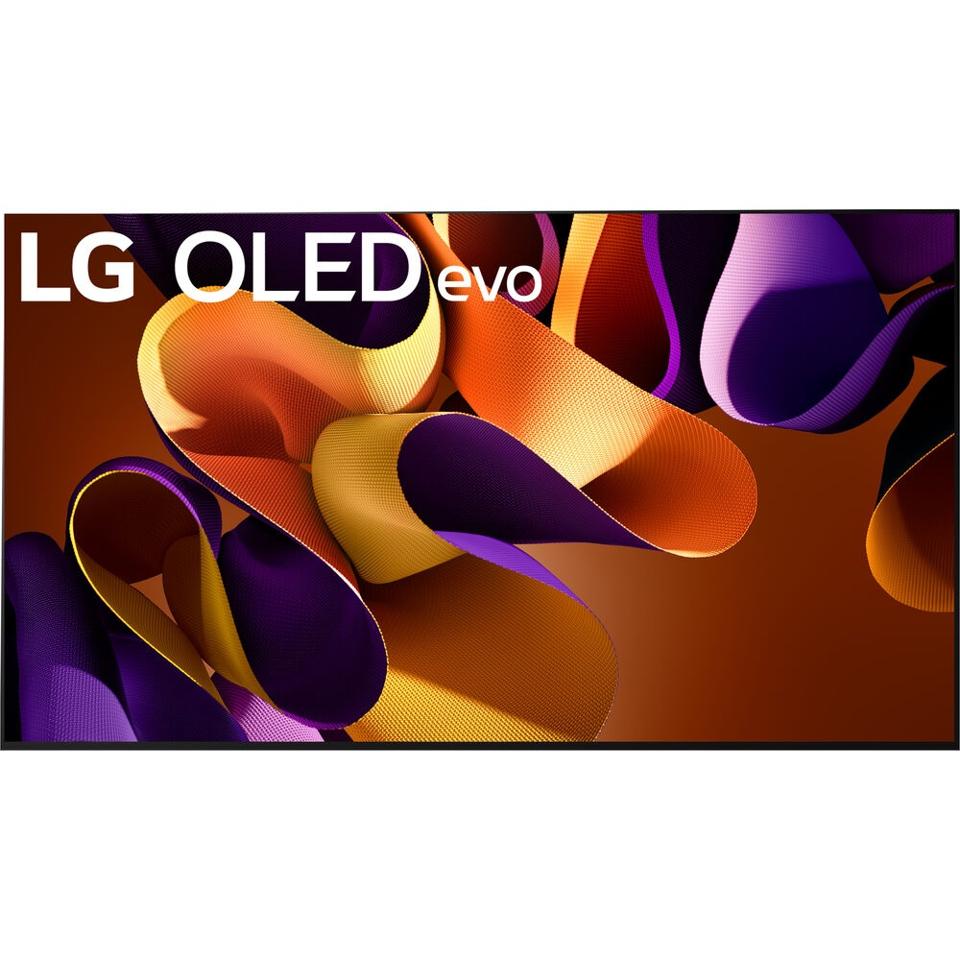 LG 83-inch G4 OLED TV on a white background