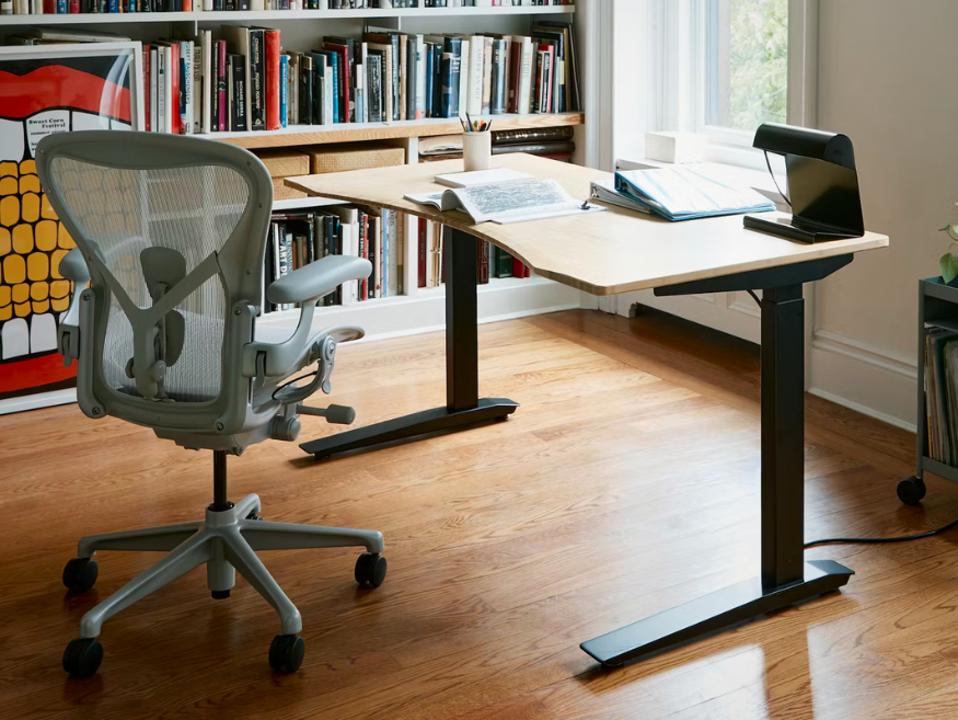 Best Standing Desk: Jarvis Bamboo Standing Desk