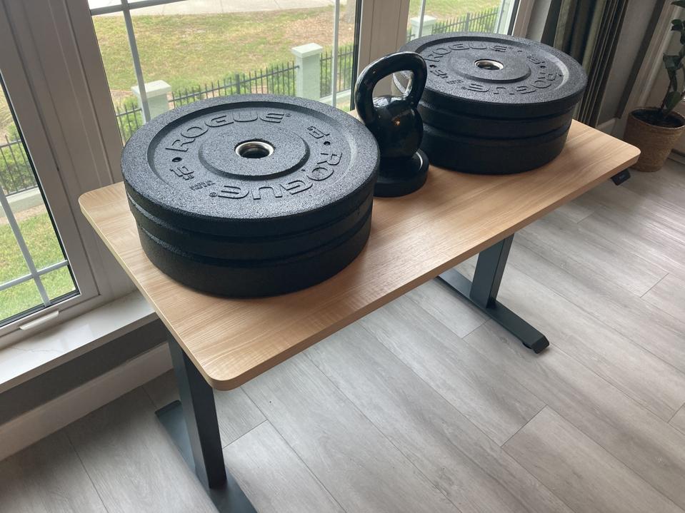 Branch Duo loaded with weights during testing