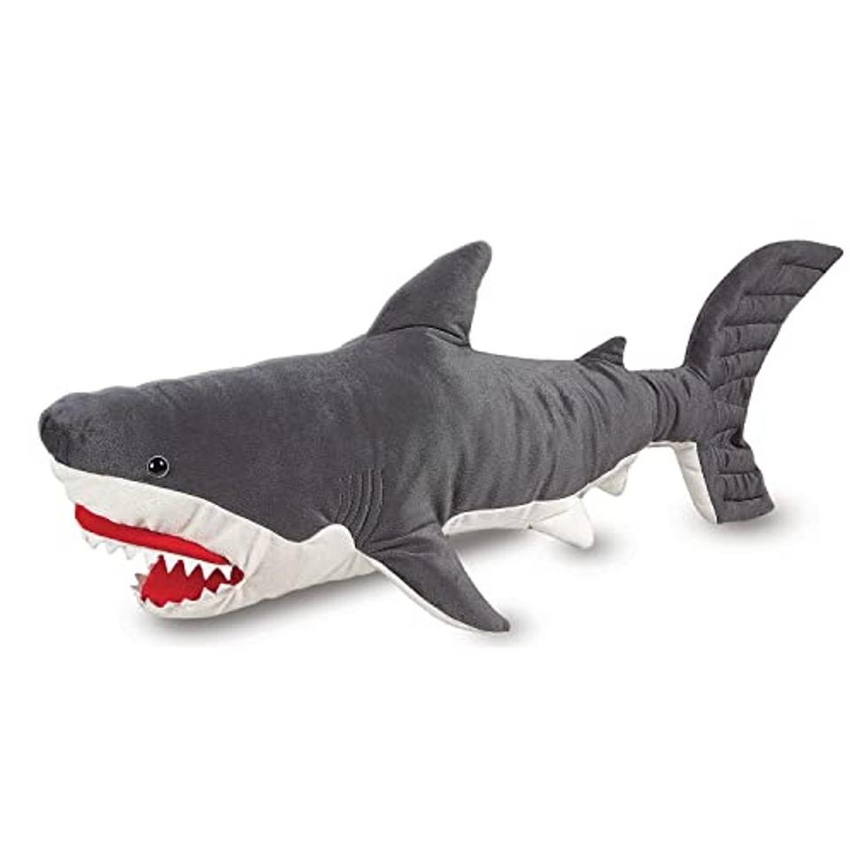 Melissa & Doug Giant Shark - Lifelike Stuffed Animal (over 3 feet long)