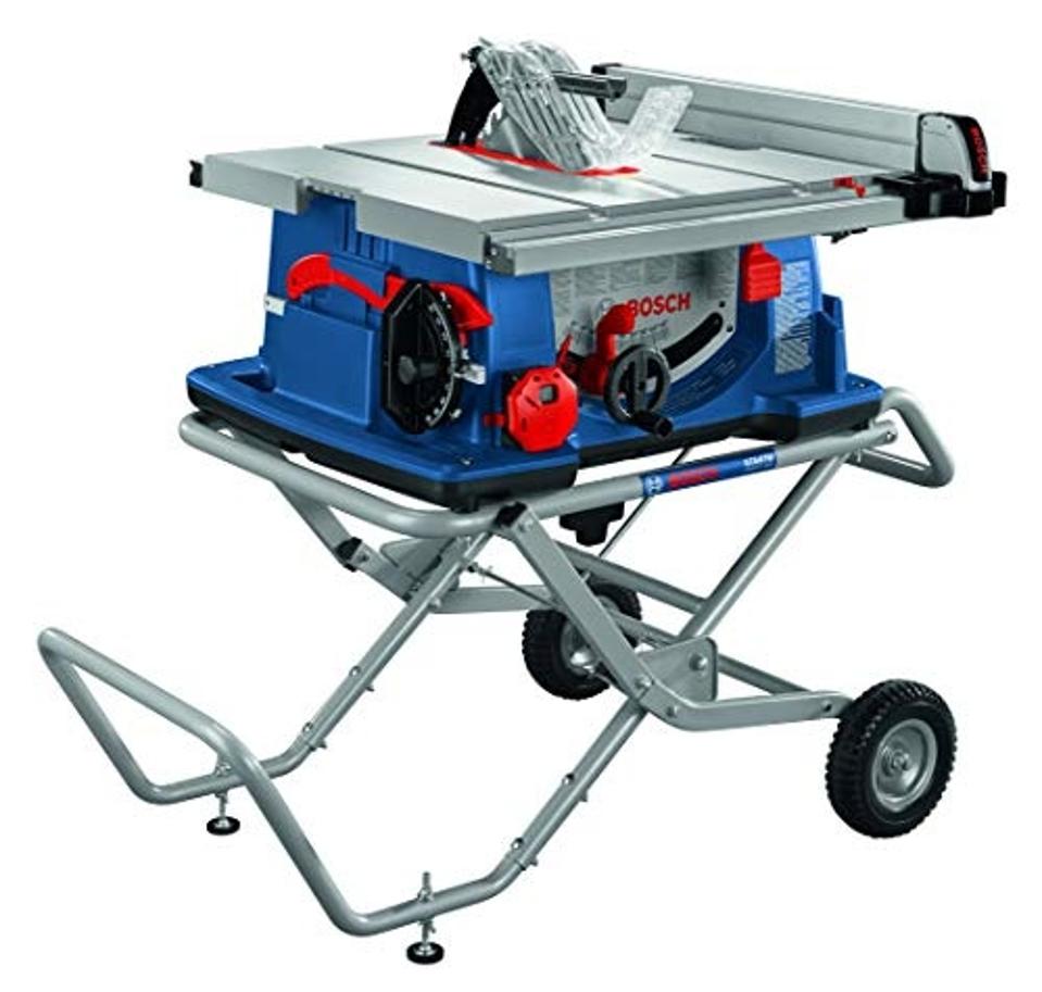 Best Table Saw: BOSCH 10 In. Worksite Table Saw with Gravity-Rise Wheeled Stand 4100XC-10