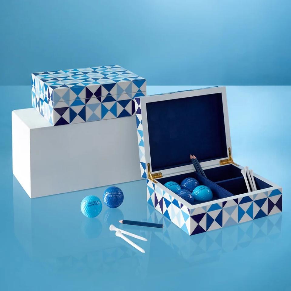 Jonathan Adler Sorrento Golf Set on white background