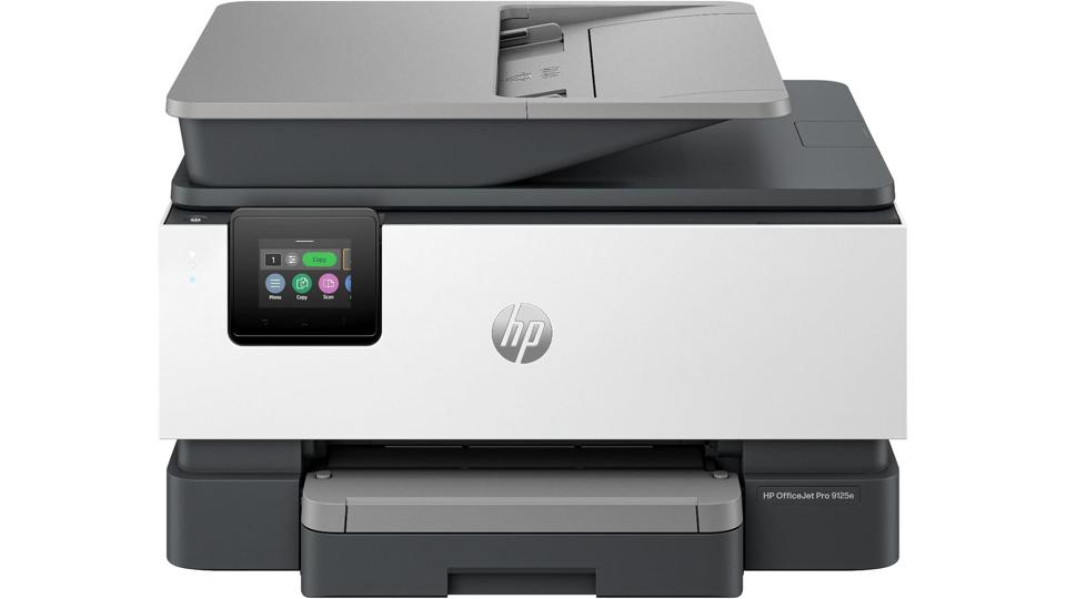 HP OfficeJet Pro 9125e on a white background