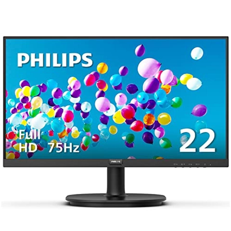 The Philips 221V8LN on a white background