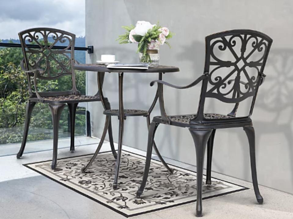 Best Patio Furniture: Ashley Furniture HomeStore Nuu Garden 3-Piece Outdoor Patio Bistro Set 