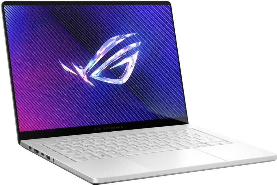 Asus ROG Zephyrus G14 on a white background