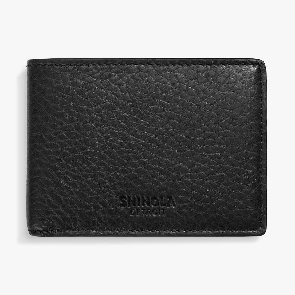 Shinola Slim Bifold Wallet