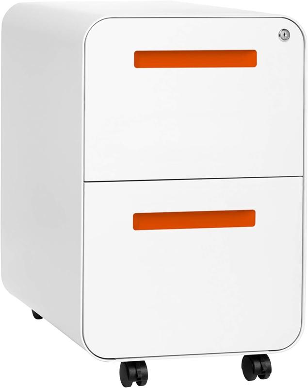 Best File Cabinets: Laura Davidson Furniture Stockpile 2 Drawer Mobile File Cabinet